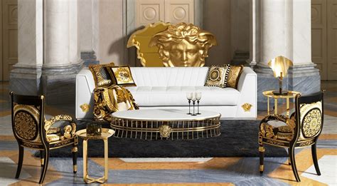 versace casacca|living room with versace painting.